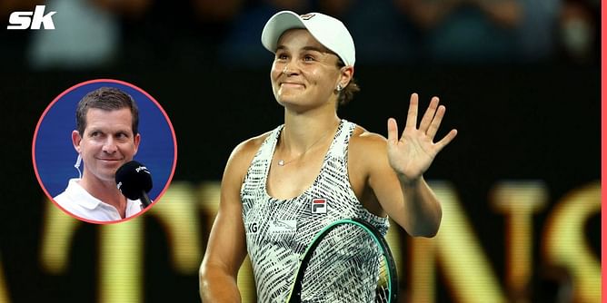 "The best bit about playing at home for Ashleigh Barty is the support, she is so popular in Australia" - Tim Henman