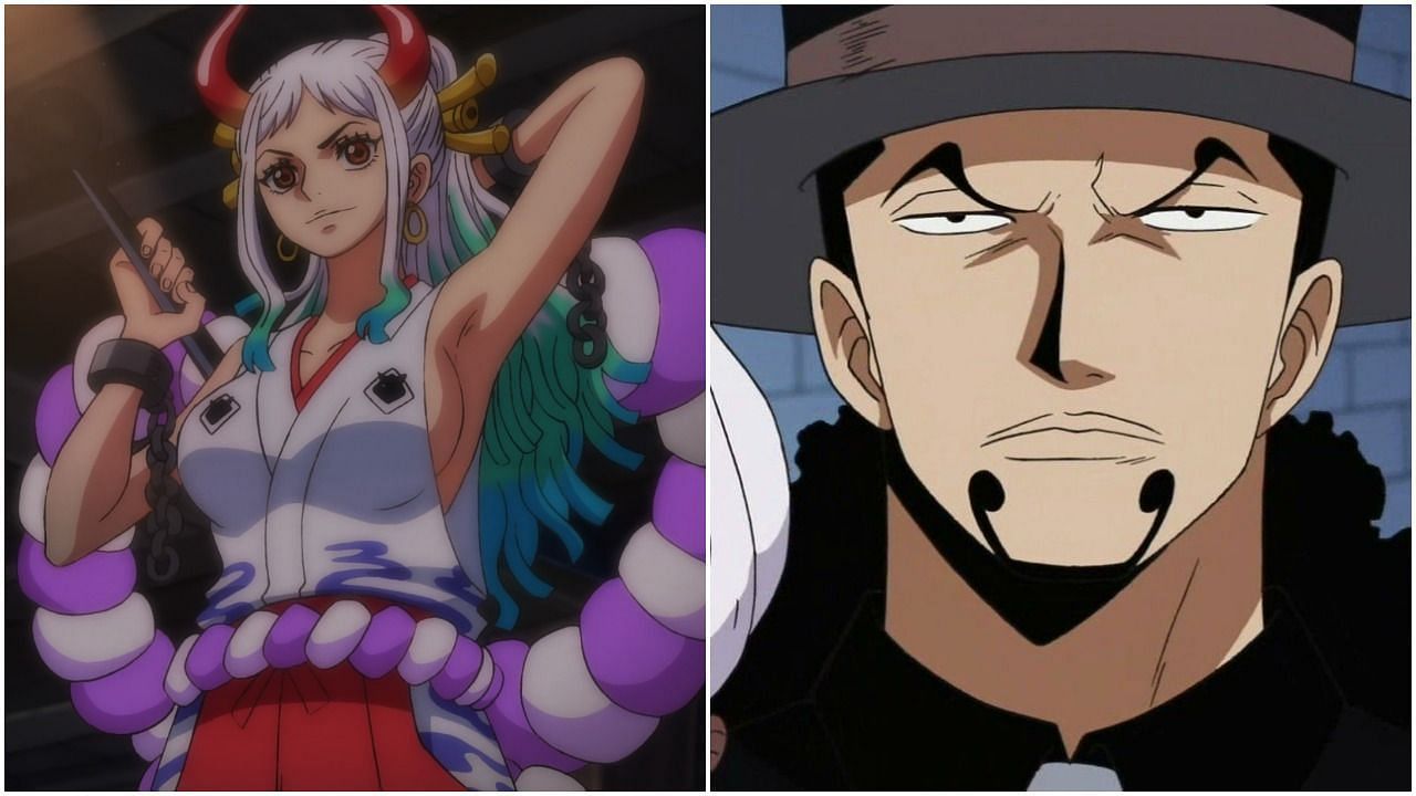 Yamato (left) and Rob Lucci (right) as seen in the One Piece anime (Image via Sportskeeda)