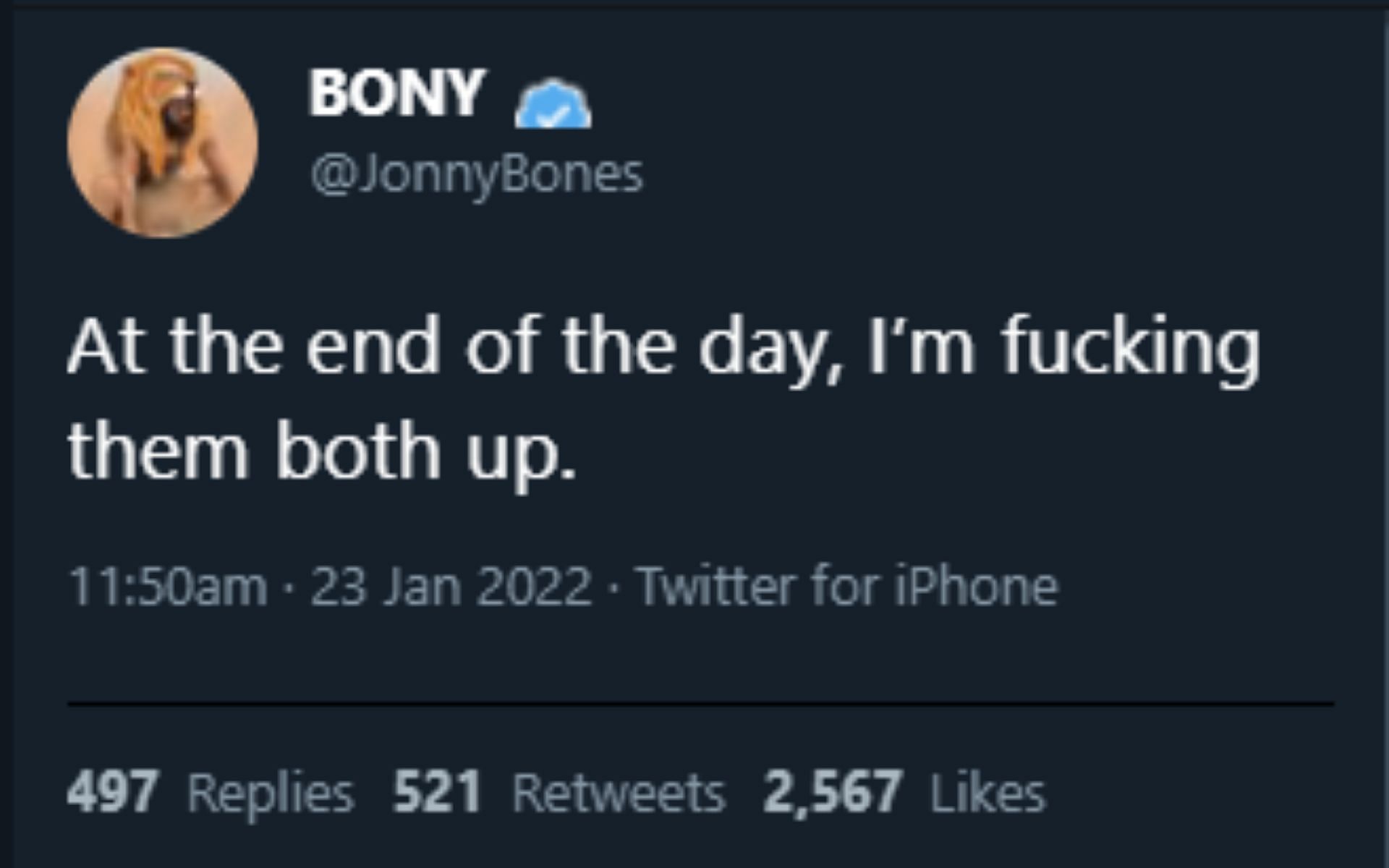 Jones' deleted tweet about beating Gane and Ngannou in potential clashes