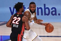 "I have nothing but respect for a guy that brings it every single night" - LeBron James gives Jimmy Butler his flowers for his work ethic