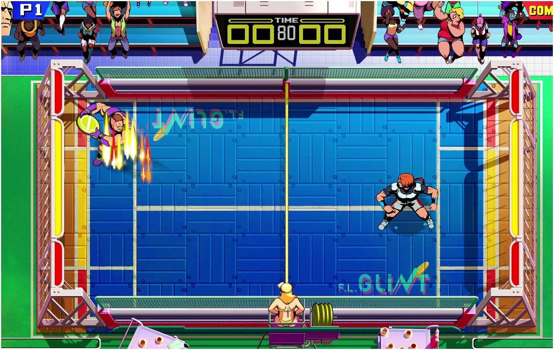Windjammers 2 will only feature only be featuring crossplay features between Xbox and PC (Image via DotEmu)