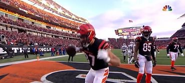 Watch: Joe Burrow connects with C.J. Uzomah to give Bengals first TD of 2021 NFL playoffs