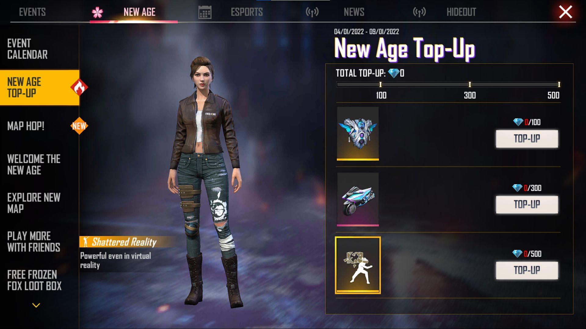 The event will be running until 9 January in Free Fire (Image via Free Fire)