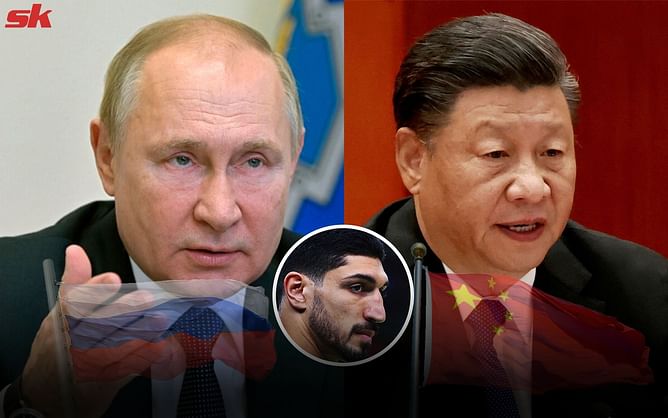"These two lunatics, Vladimir Putin and Xi Jinping are a threat to this world" - Enes Kanter Freedom with another controversial remark, urges support for Ukraine and Taiwan