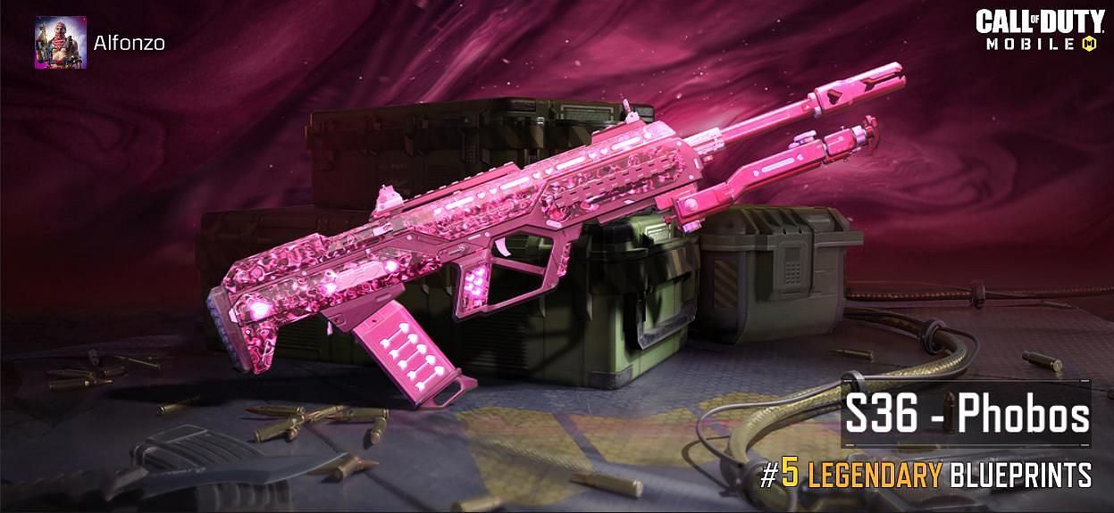 S36 Phobos has been leaked as a free gift as a part of the Chinese Lunar New Year celebrations in COD Mobile (Image via Call of Duty: Mobile)
