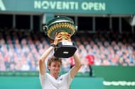 Humbert after beating Andrey Rublev at the 28th Noventi Open