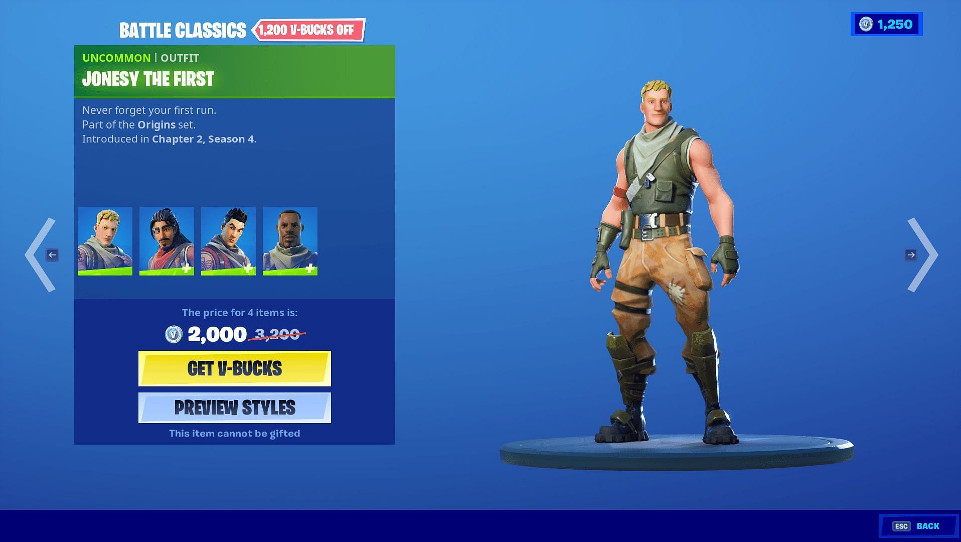 Jonesy the First (Image via Epic Games)