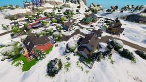 A Greasy Grove house in Fortnite is defying all rules of physics