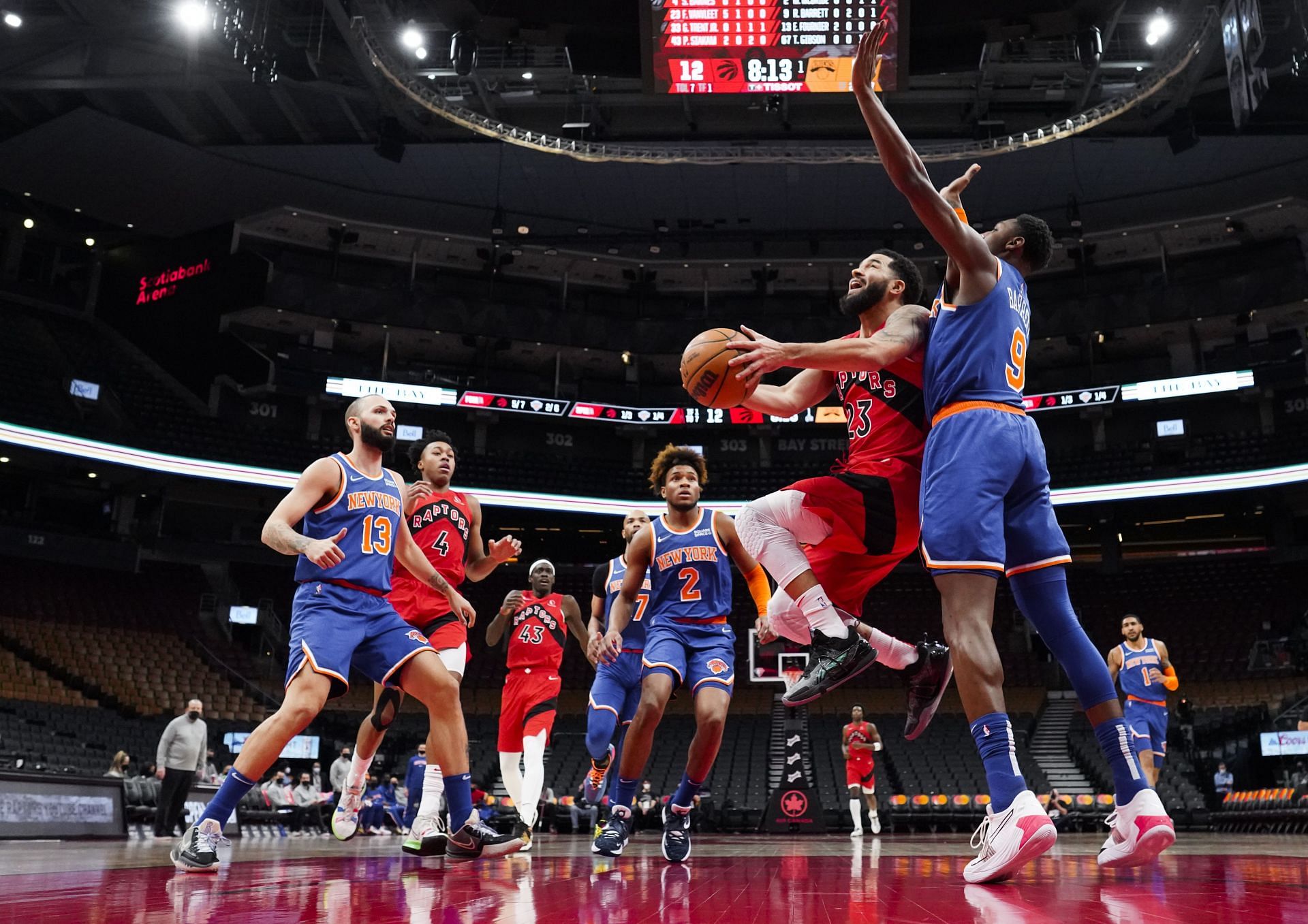 New York Knicks v Toronto Raptors