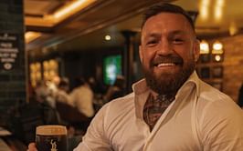 "No chinks in this armor!" - Conor McGregor emphatically shows off his Forged Stout cream