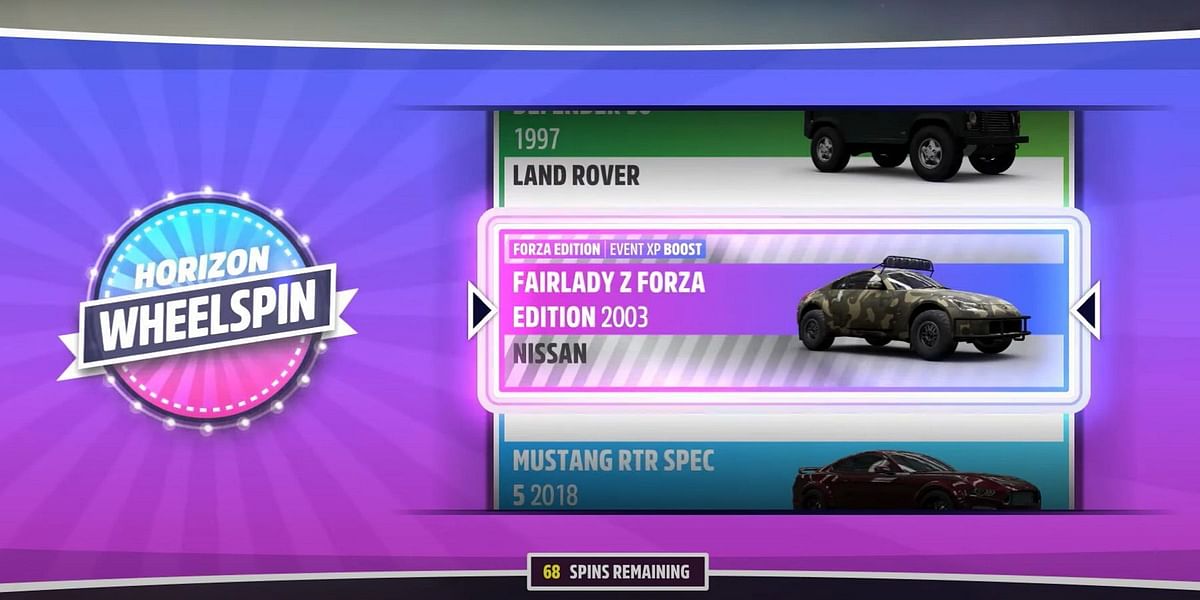 List of Forza Horizon 5 cars with Super Wheelspin perk revealed
