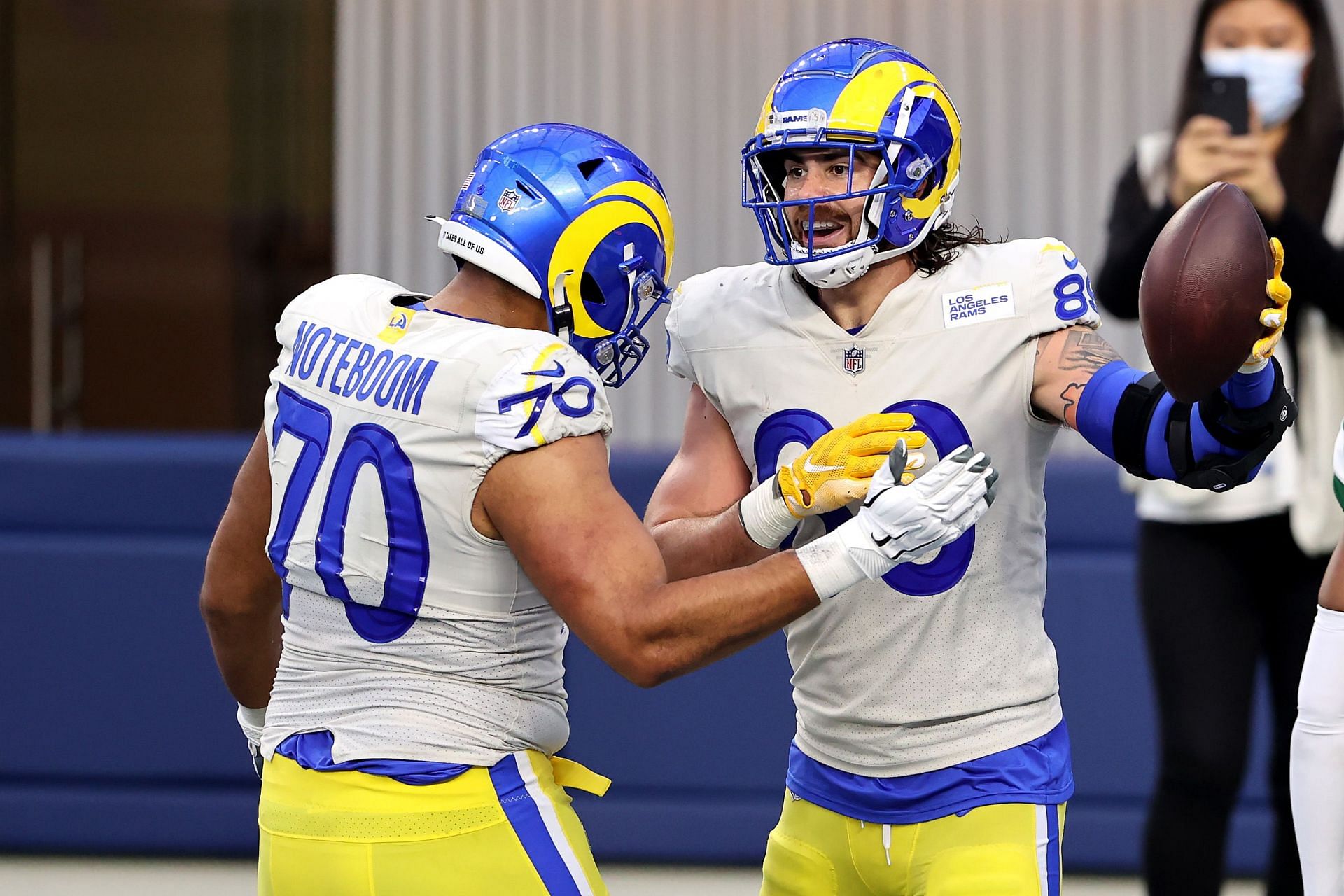 Los Angeles Rams OL Joe Noteboom (#70)