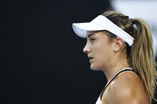 Danka Kovinic at the 2022 Australian Open.