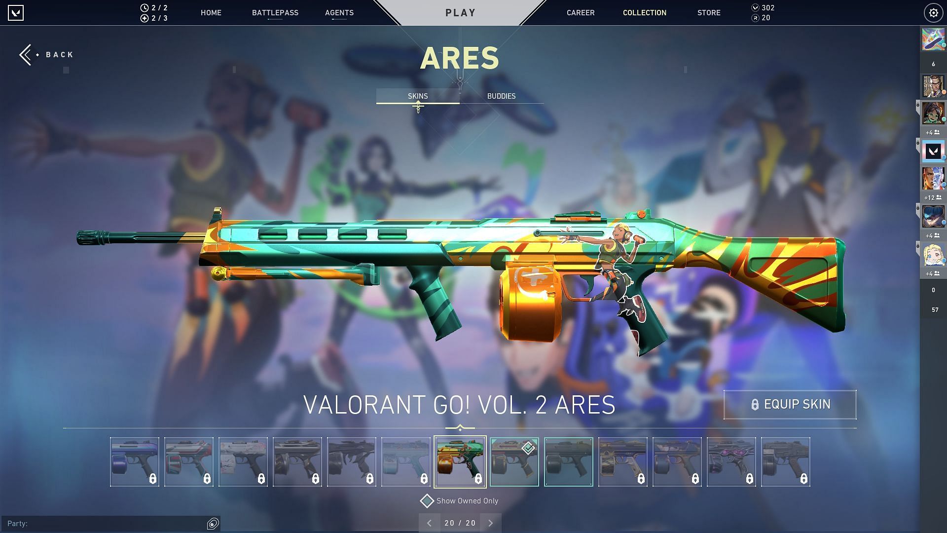 Valorant GO! Vol. 2 Ares (Image via Sportskeeda)