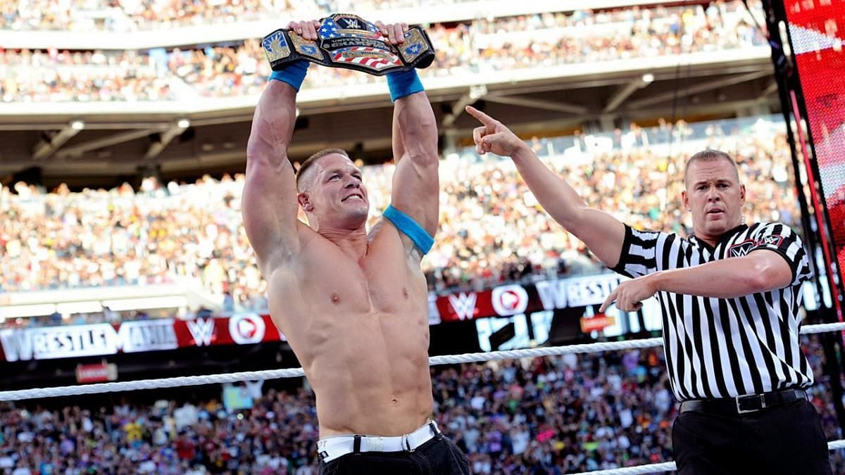 John Cena won the US Championship after beating Rusev at WrestleMania 31