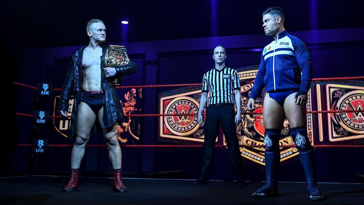 Ilja Dragunov defended the NXT UK Champiosnhip against Jordan Devlin
