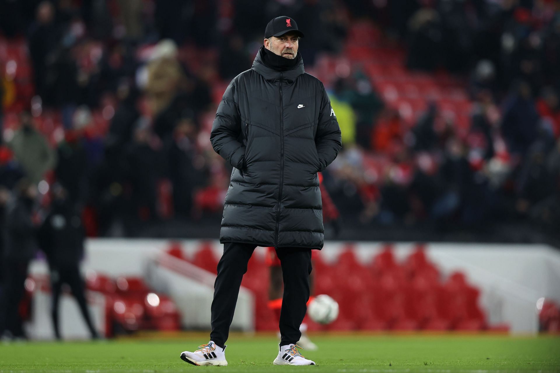 Liverpool boss Jurgen Klopp looks on during a game