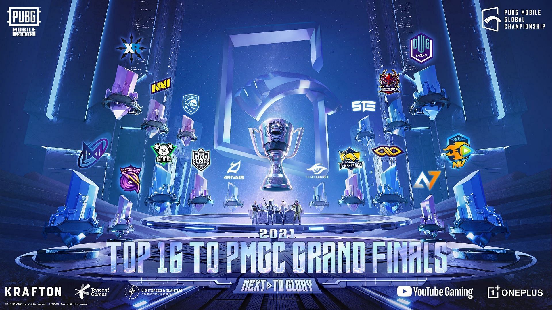 Looking at the drop location of the 16 PUBG Mobile teams in the PMGC Grand Finals (Image via Krafton)