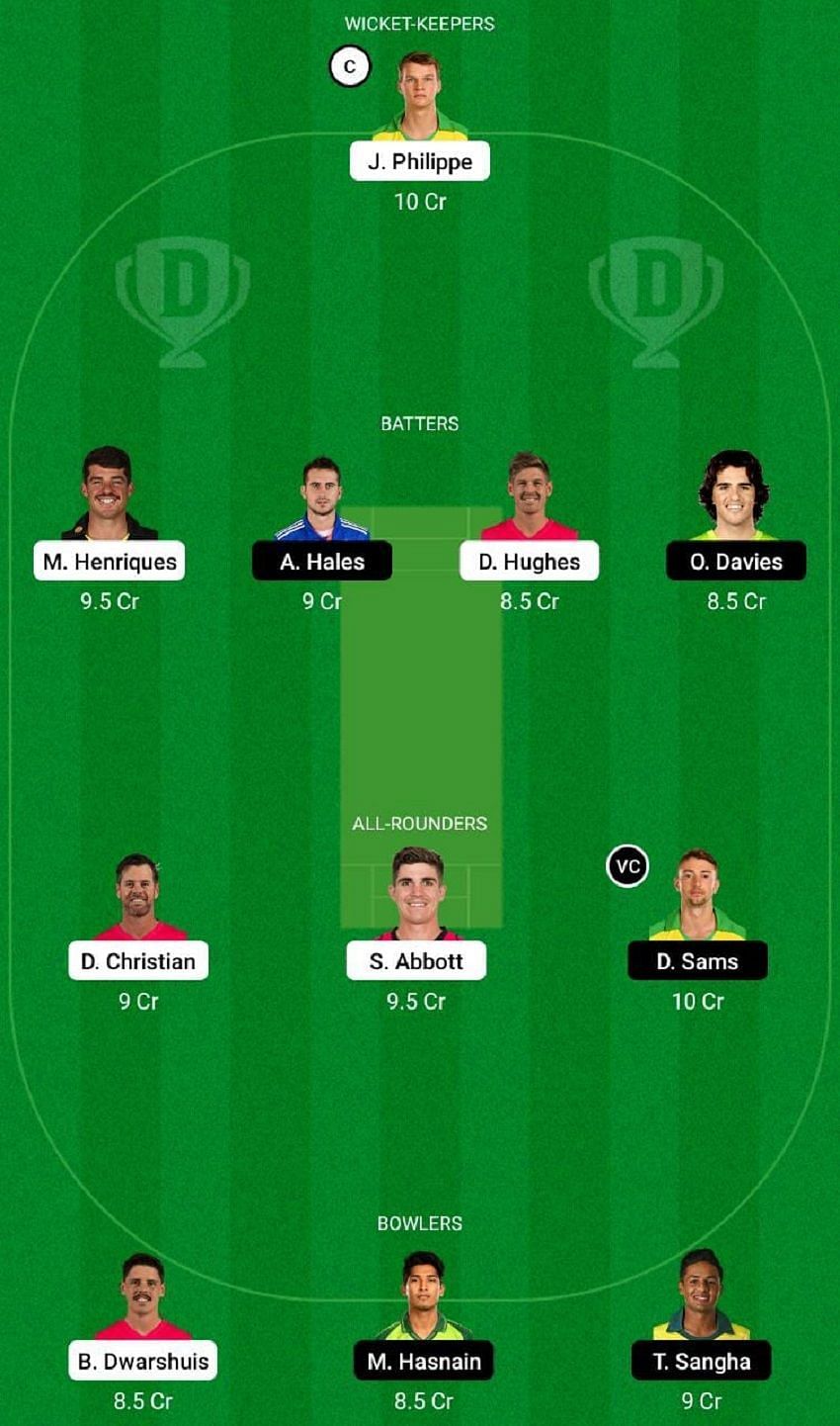 SIX vs THU Dream11 Fantasy Tip #1