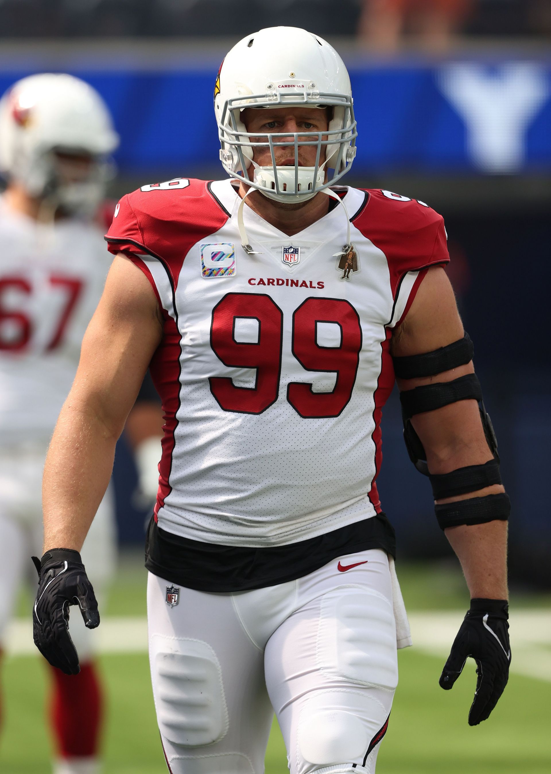 Arizona Cardinals defensive end J.J. Watt's swim move results in