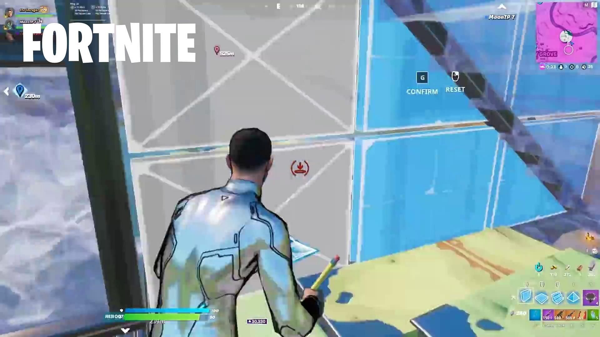 Players flaunt their editing skills in Fortnite quite often (Image via YouTube/Ruger)
