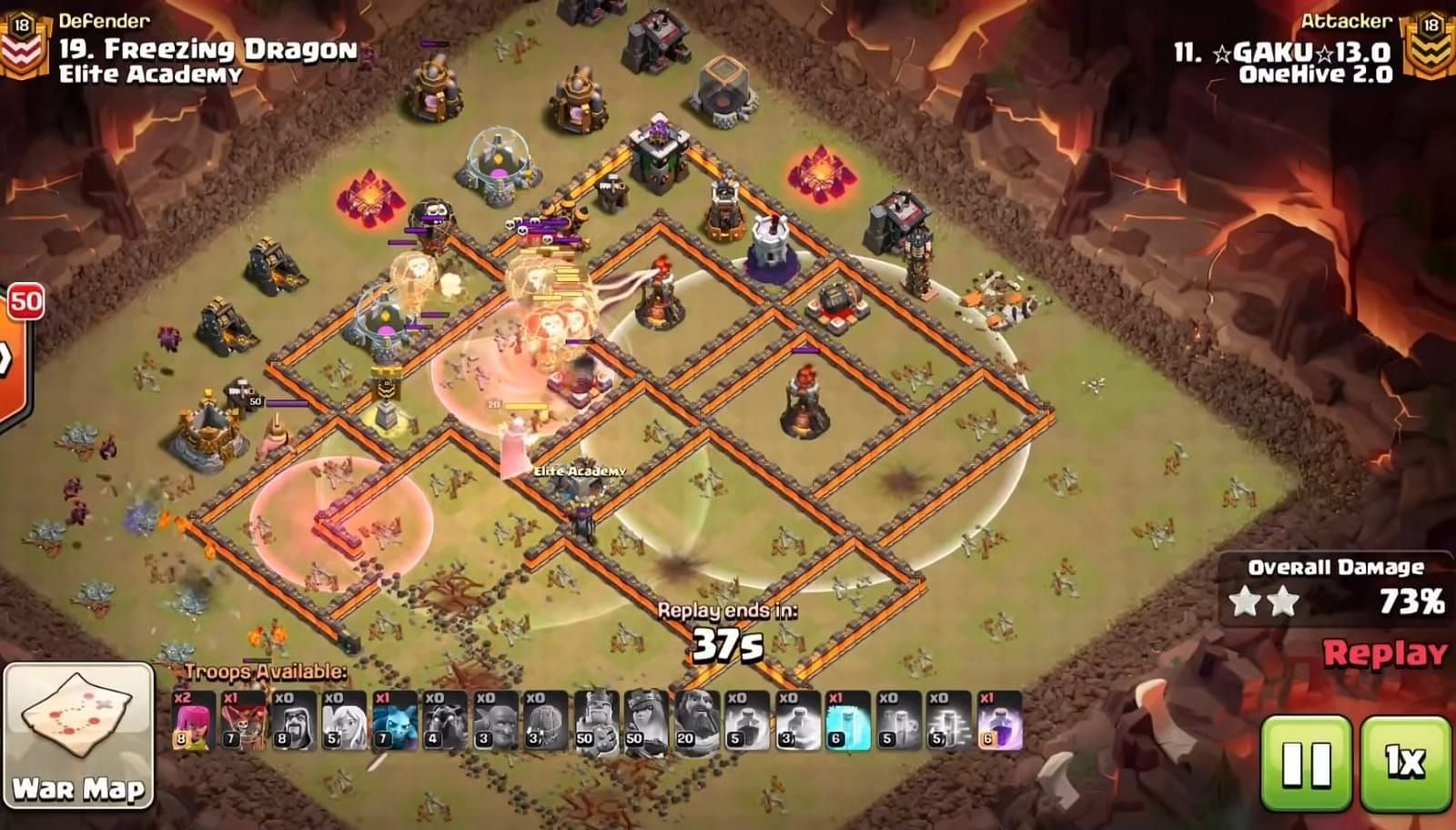 Spell placement (Image via YouTube/Clash with Harry)