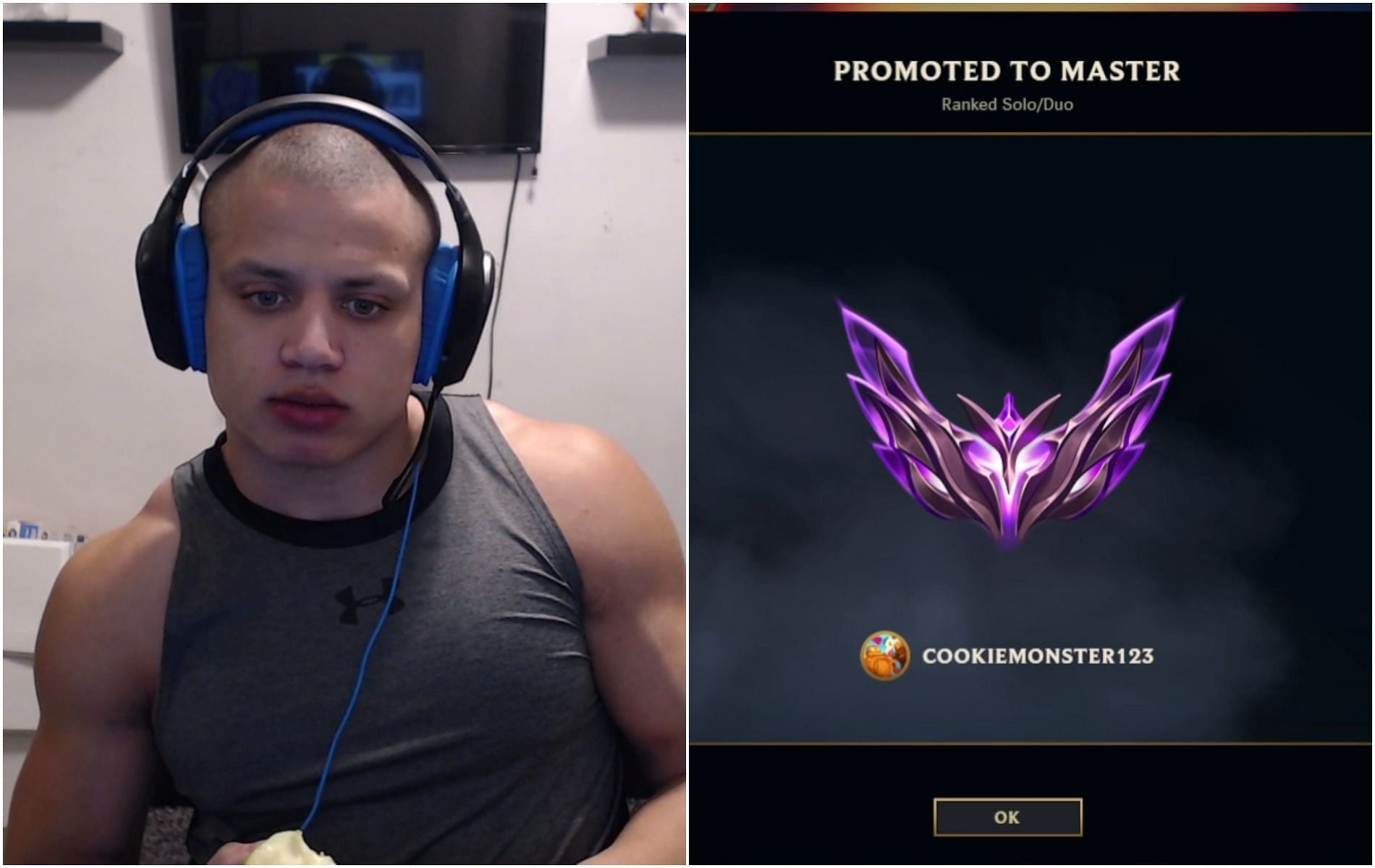 Support is so hard: Tyler1 reacts sarcastically after reaching grandmaster  in League of Legends in two weeks