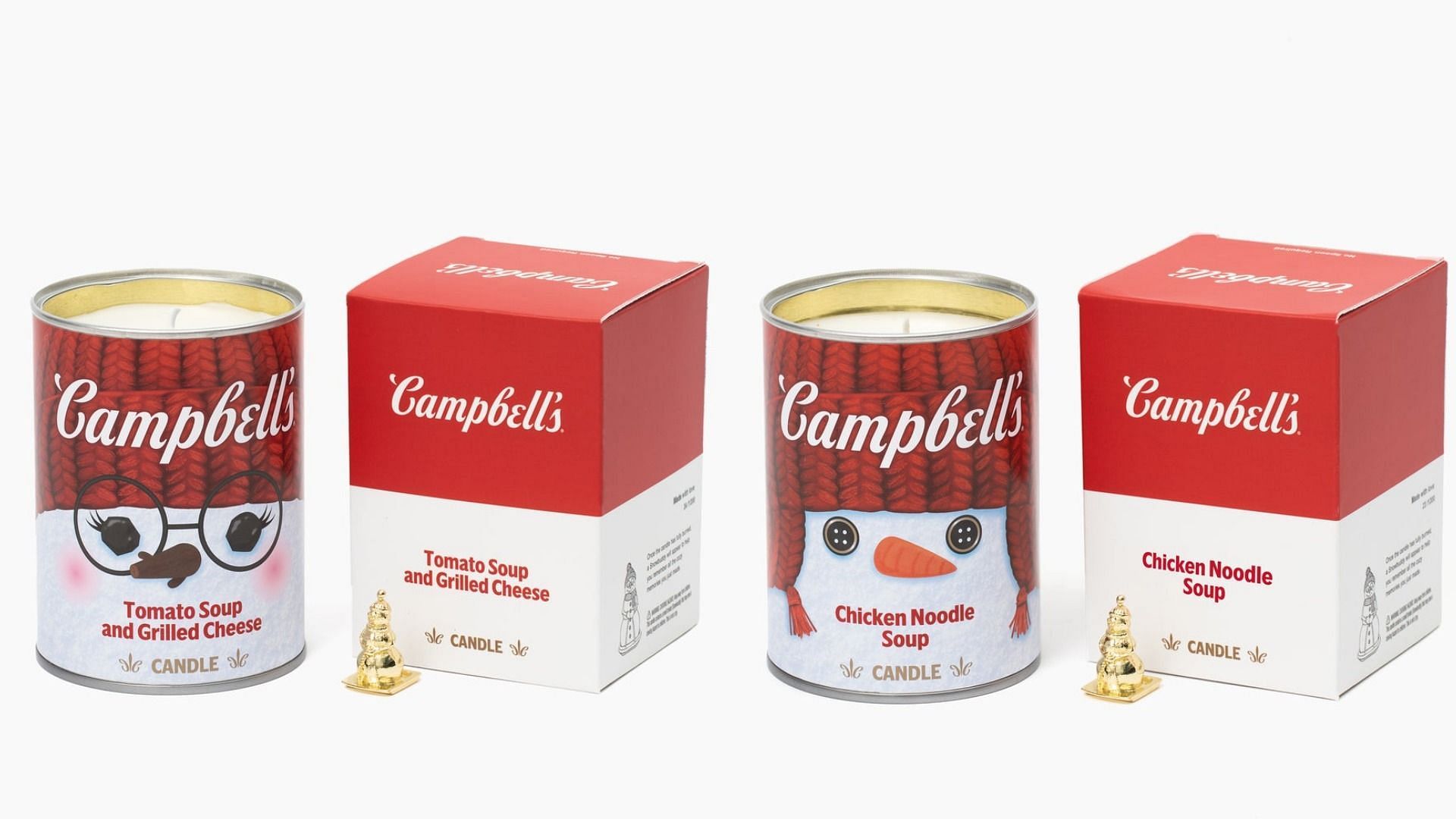 The scented candles will be inspired by the company&#039;s two soup flavours - Tomato Soup and Chicken Noodle Soup (Image via camp.com)