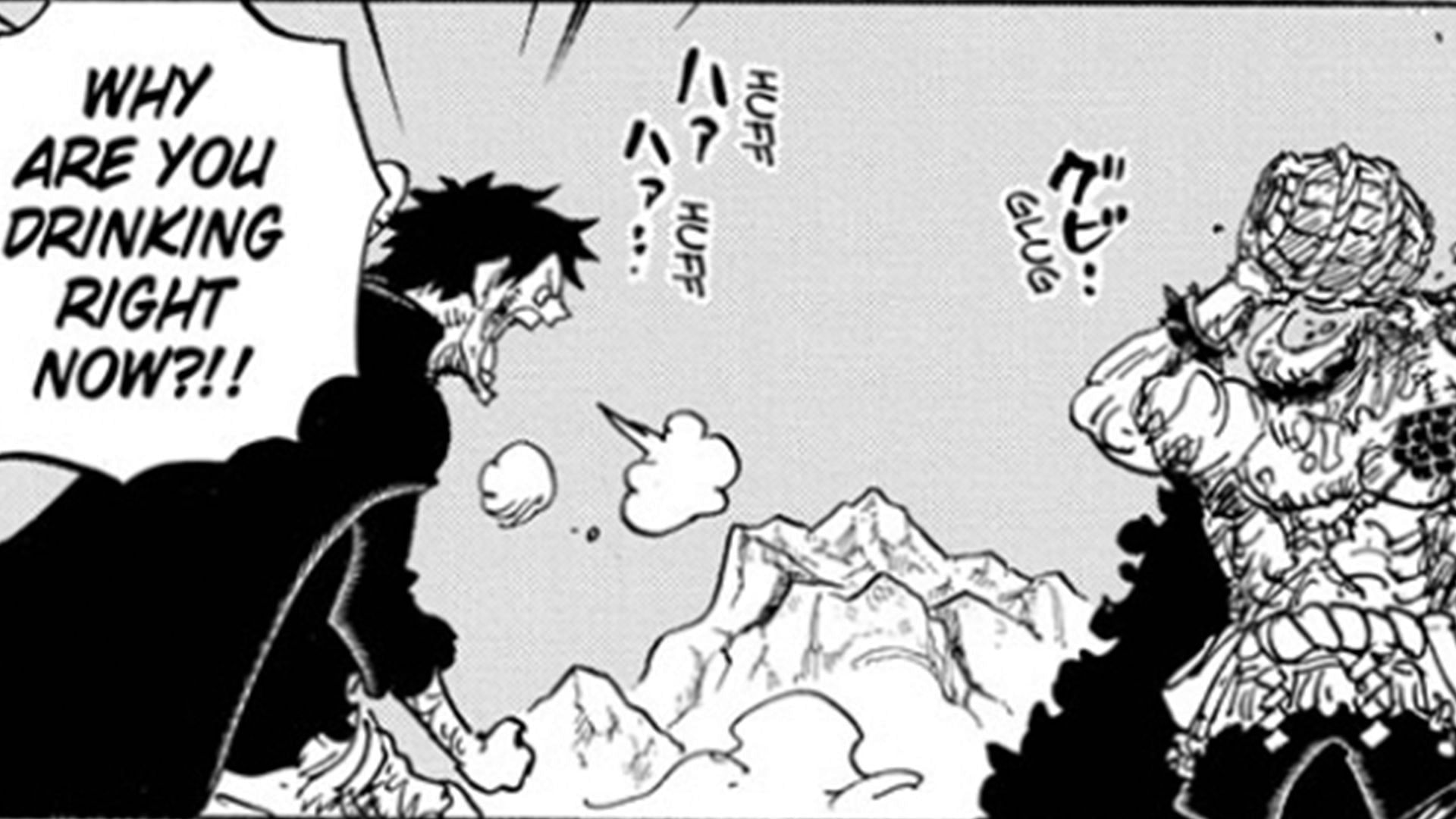 Luffy yelling at Kaido (Image via Shonen Jump)