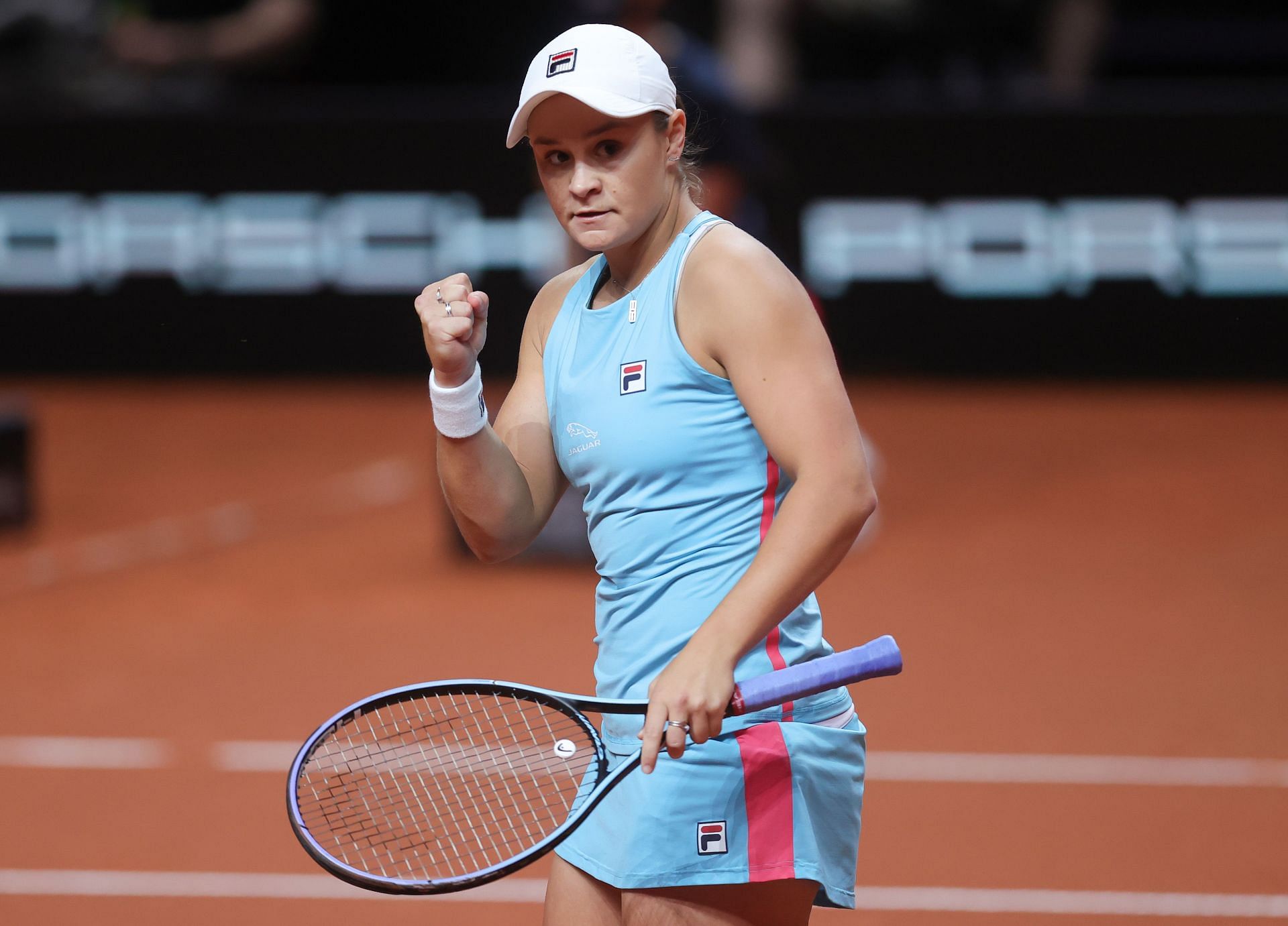 Ashleigh Barty at the 2021 Stuttgart Open.