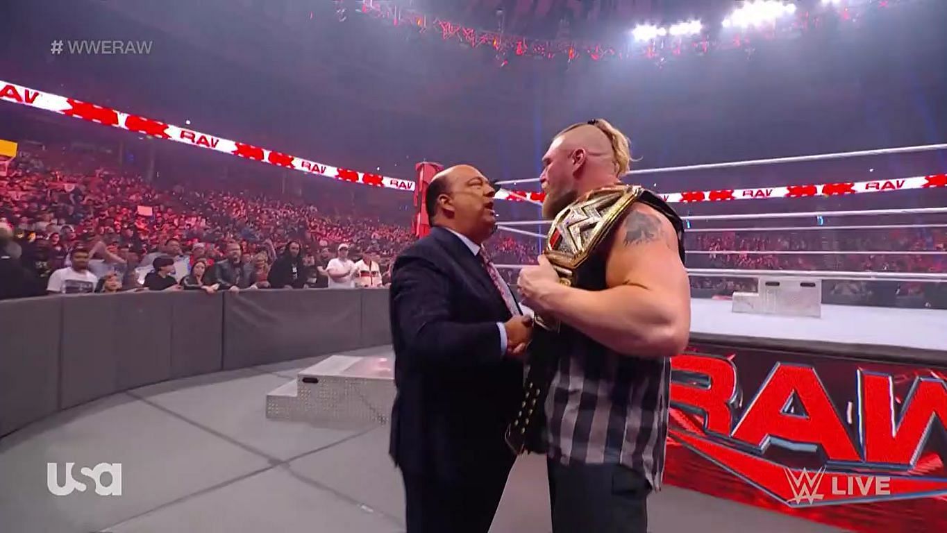 Paul Heyman is currently managing Brock Lesnar after the duo reunited on RAW.