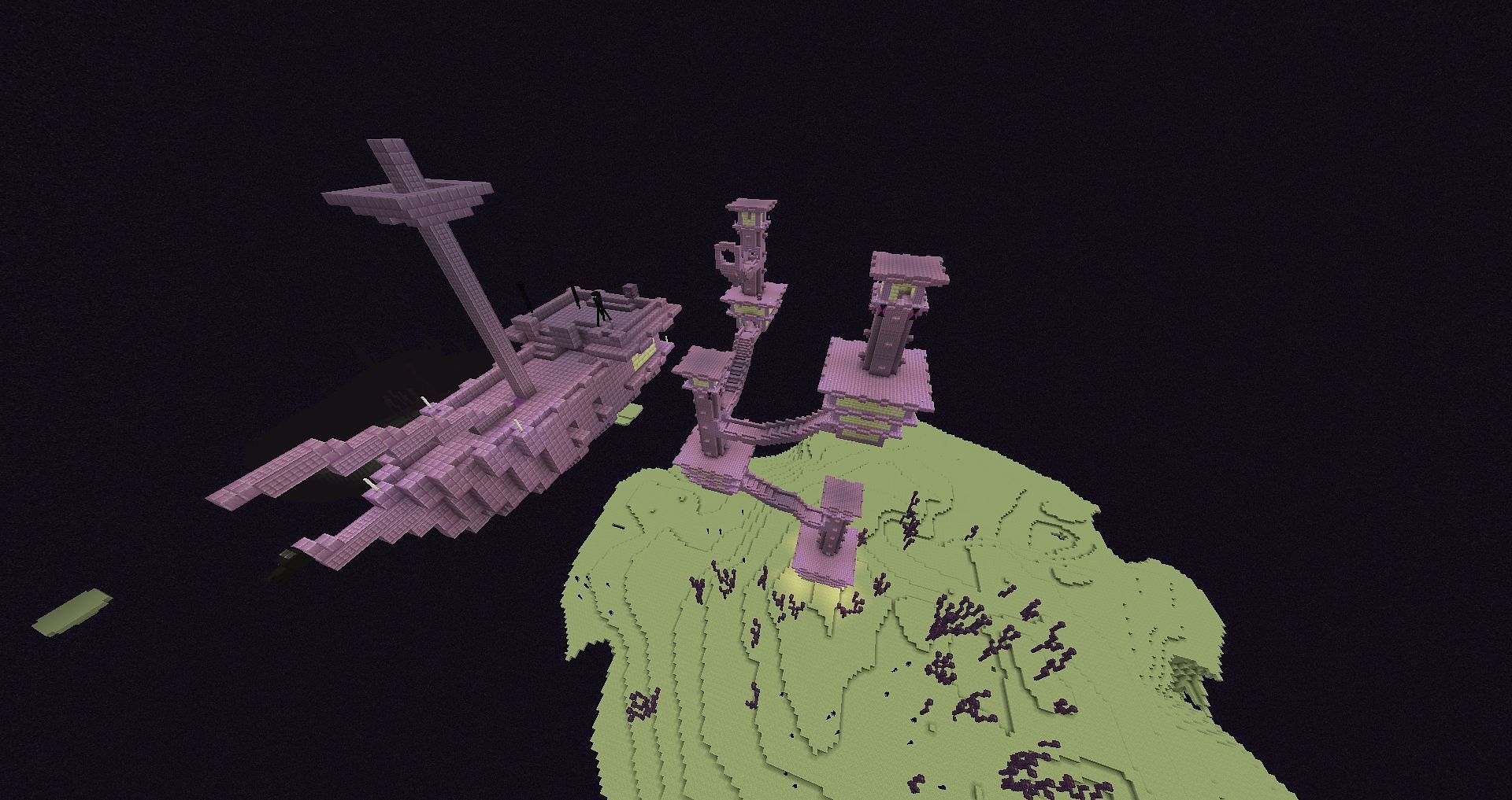End City (الصورة من Minecraft Wiki)