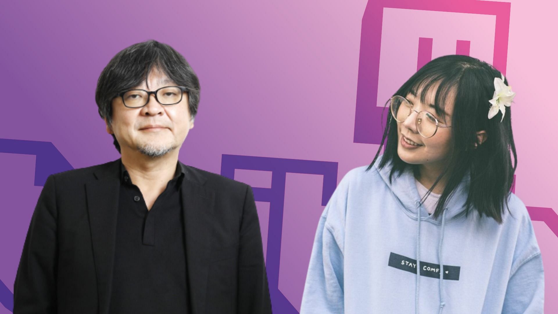 LilyPichu will nterview anime director Mamoru Hosada soon (Image via SoundCloud and LA Times)