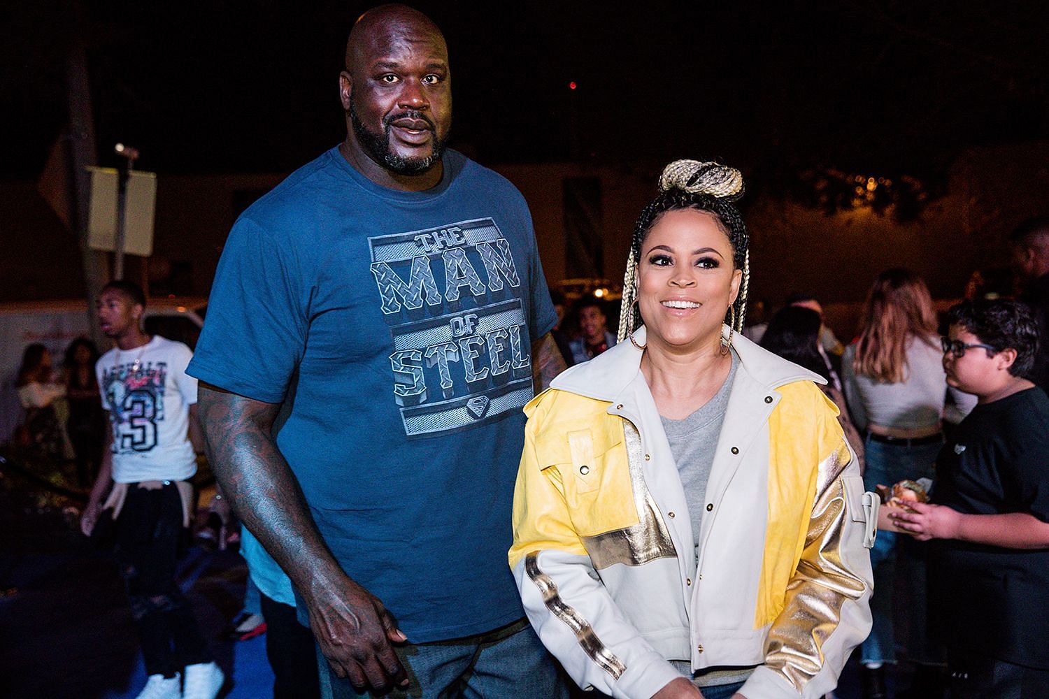 Shaquille O&#039;Neal with ex-wife Shaunie O&#039;Neal. (Photo: Courtesy of People.com)