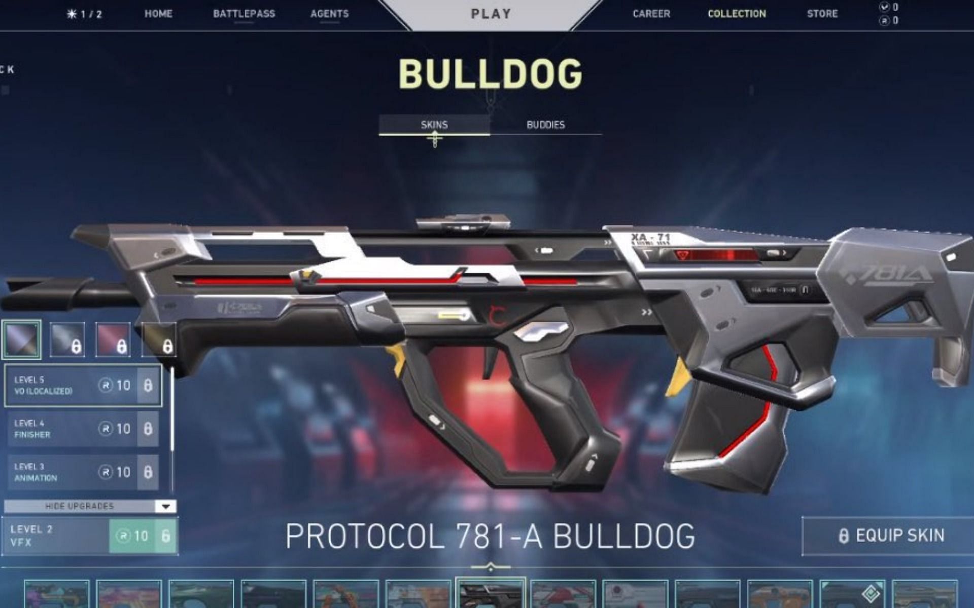 Alternative color of Bulldog in the Protocol 781-A bundle (Image via Valorant)