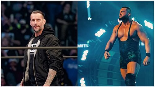 CM Punk (left) and Wardlow (right)