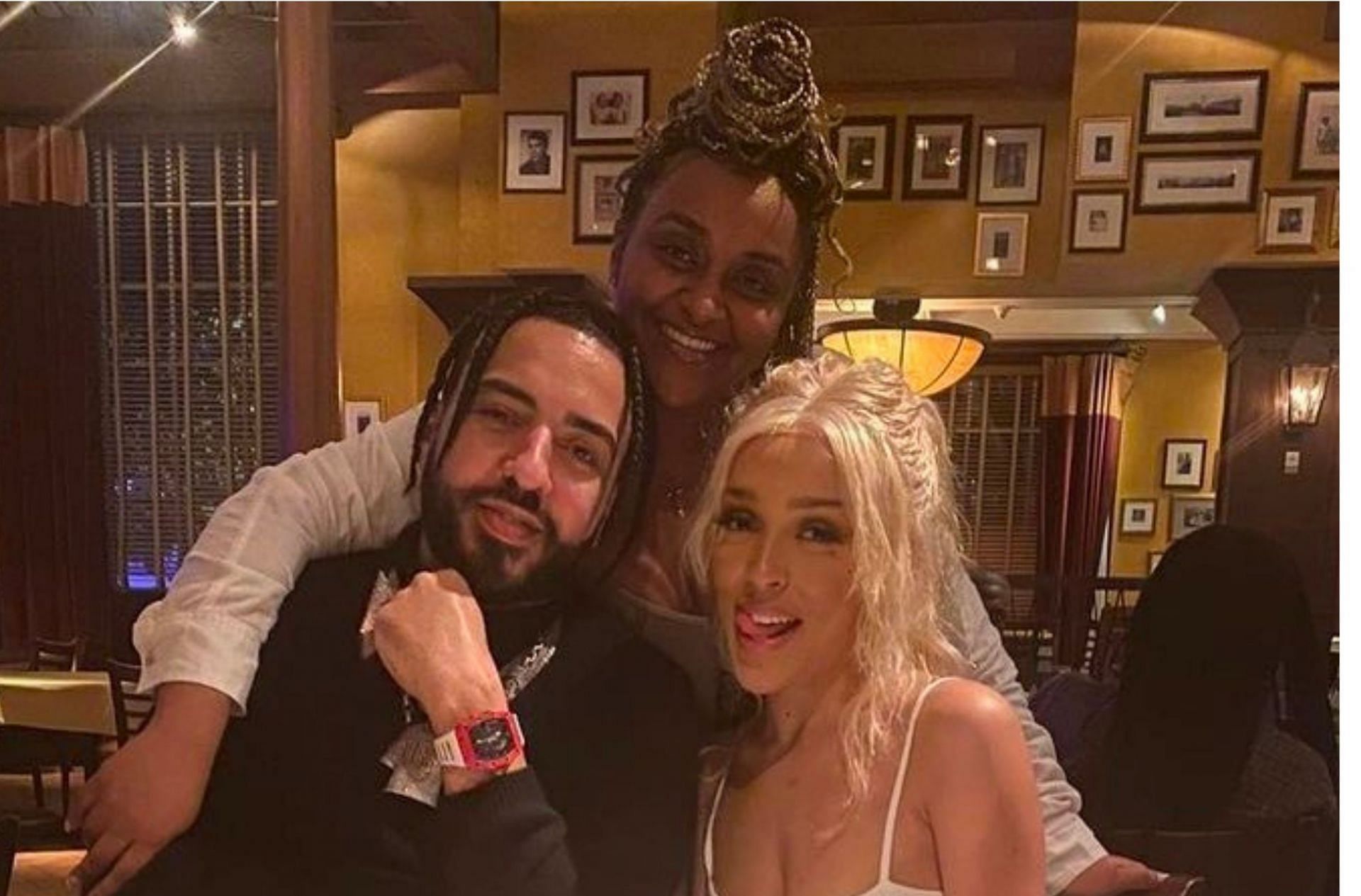Doja and French vacationed together in the Bahamas (Image via Doja Cat News/Twitter)