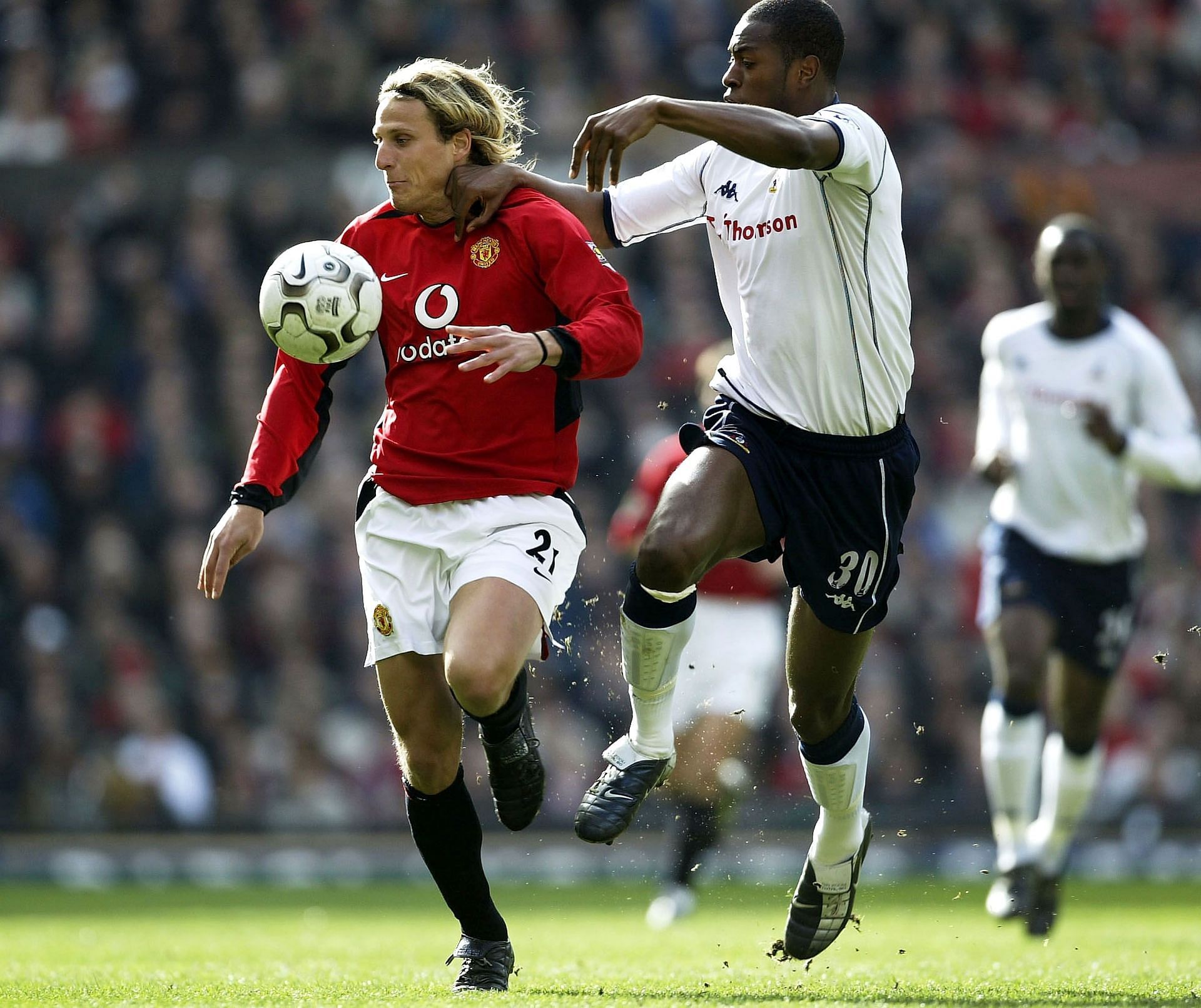 Diego Forlan in action for Manchester United.