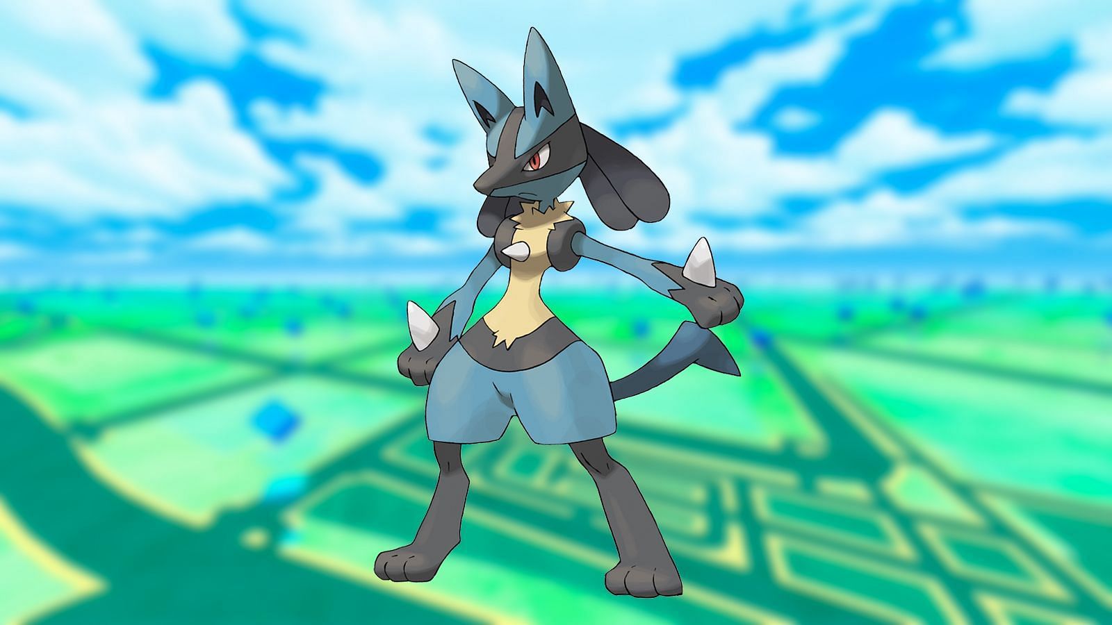 Lucario has two types that easily topple Rock-types (Image via Niantic)