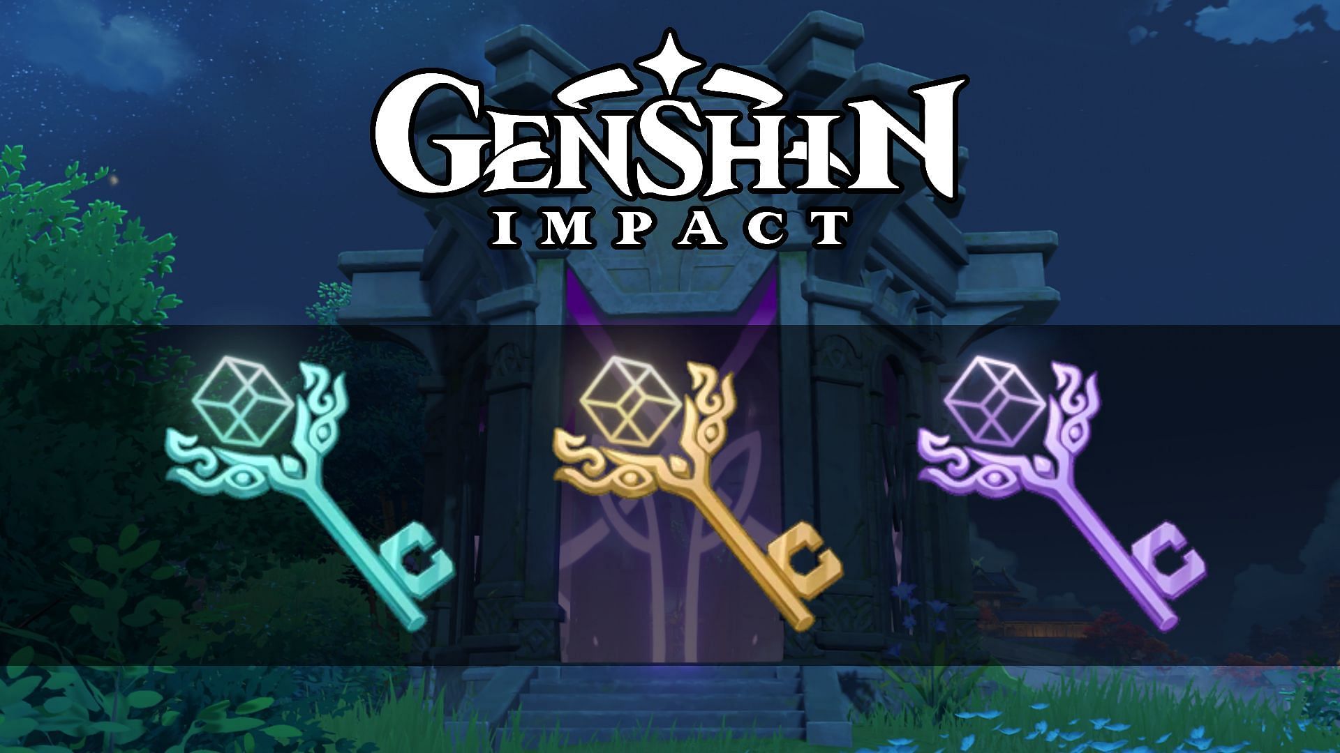 There are ten keys for each region (Image via Genshin Impact)
