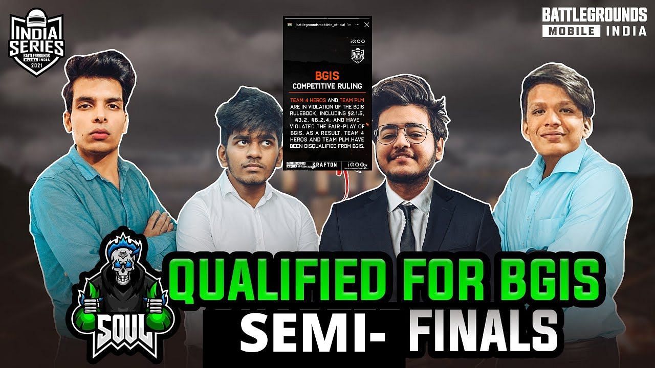 Team Soul qualified for BGIS Semi-Finals (Image via YouTube/Viper)
