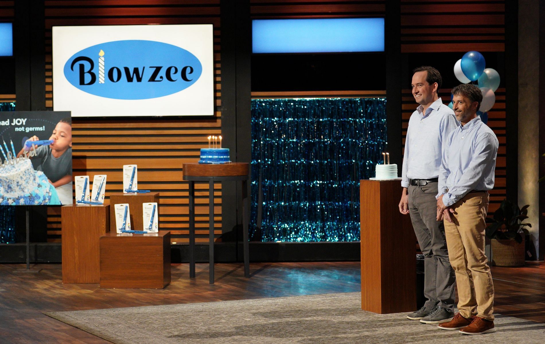 The Blowzee founders pitch their business on &lsquo;Shark Tank&rsquo; (Image via Christopher Willard/ ABC)