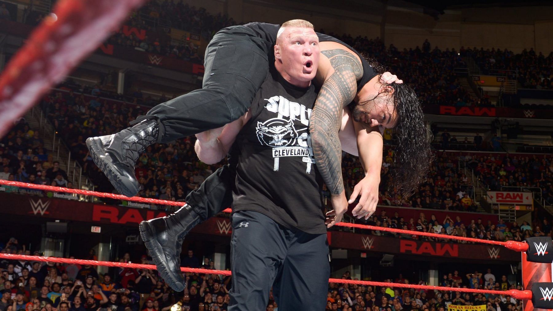 Roman Reigns and Brock Lesnar could headline WrestleMania 38.