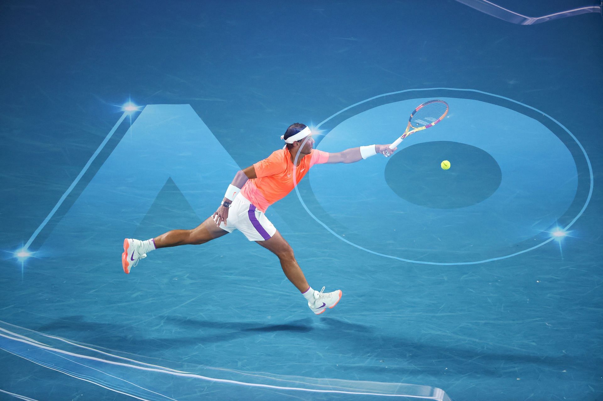Rafael Nadal at the 2021 Australian Open: Day 10