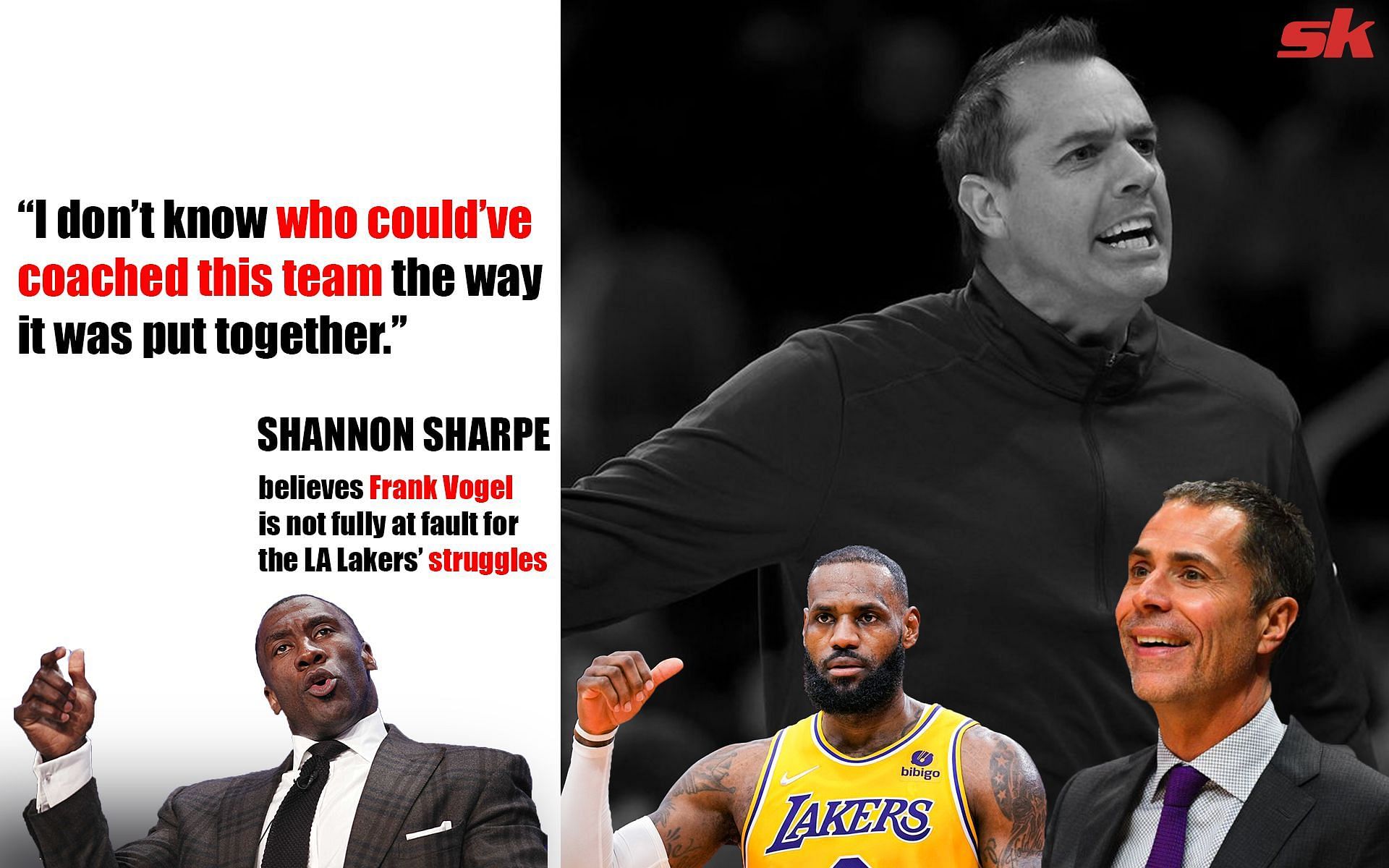 Shannon Sharpe on LA Lakers coach Frank Vogel