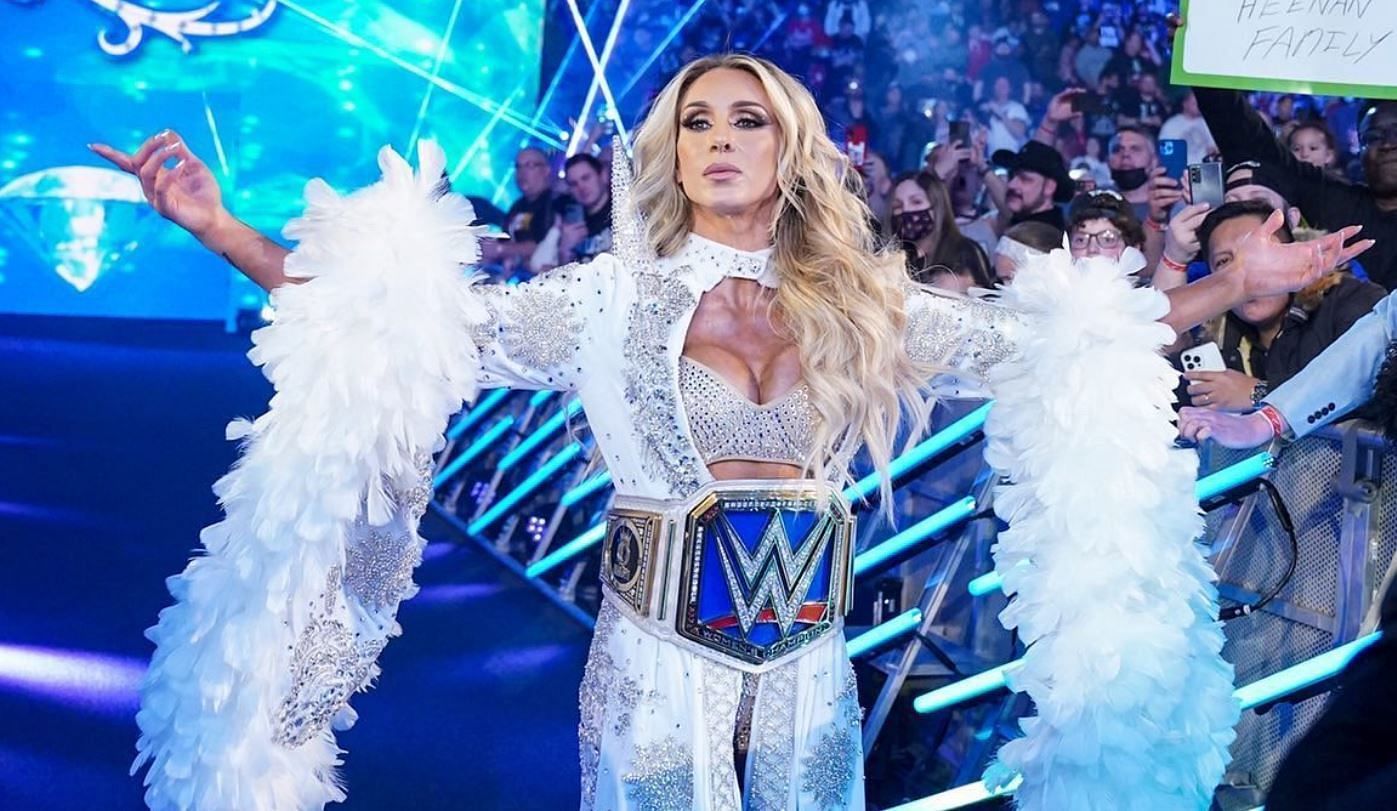 Charlotte Flair entered the Royal Rumble as the SmackDown Women