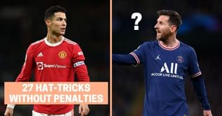 Ronaldo, Messi, Suarez: Players who have scored the most hat-tricks without penalties