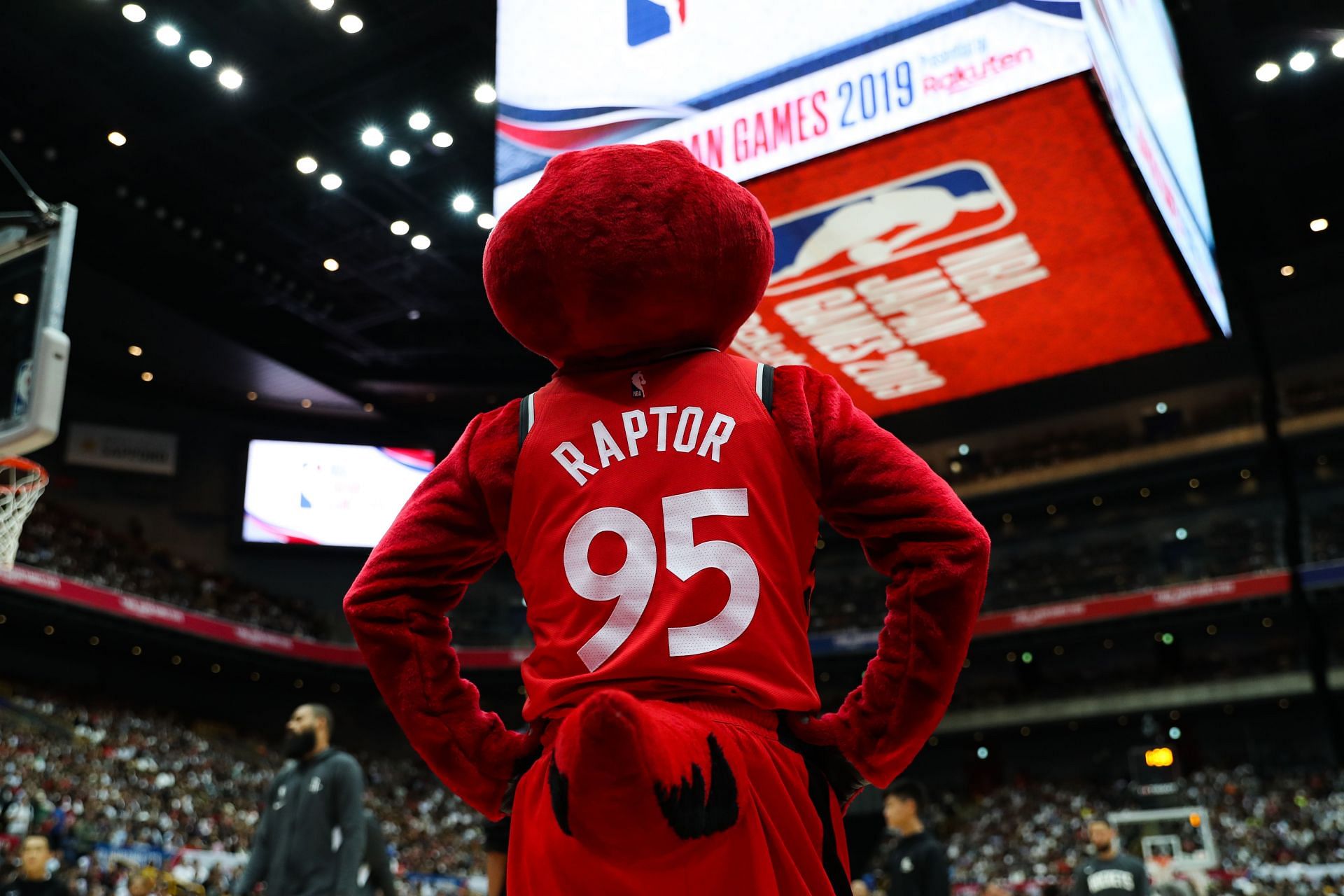 Toronto Raptors mascot The Raptor