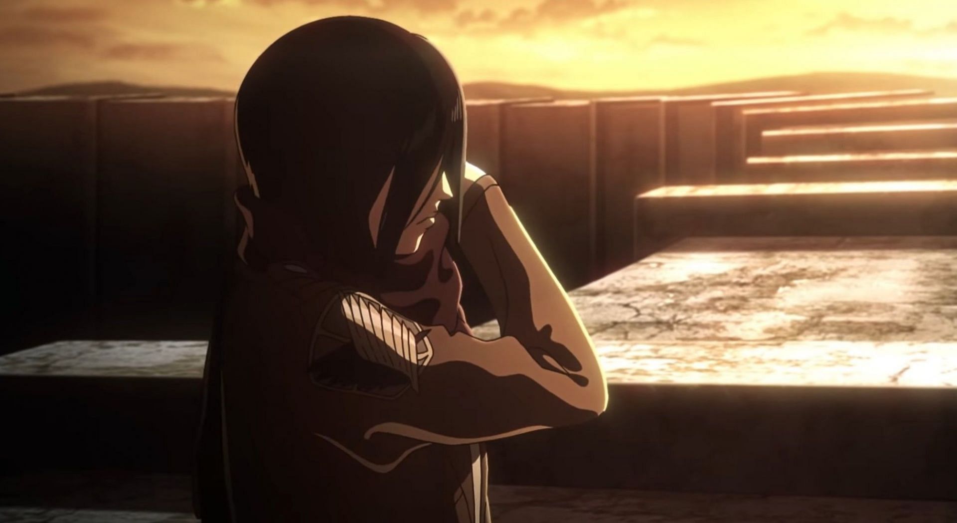 Mikasa in Attack on Titan season 4 part 2 Opening (Image via MAPPA)