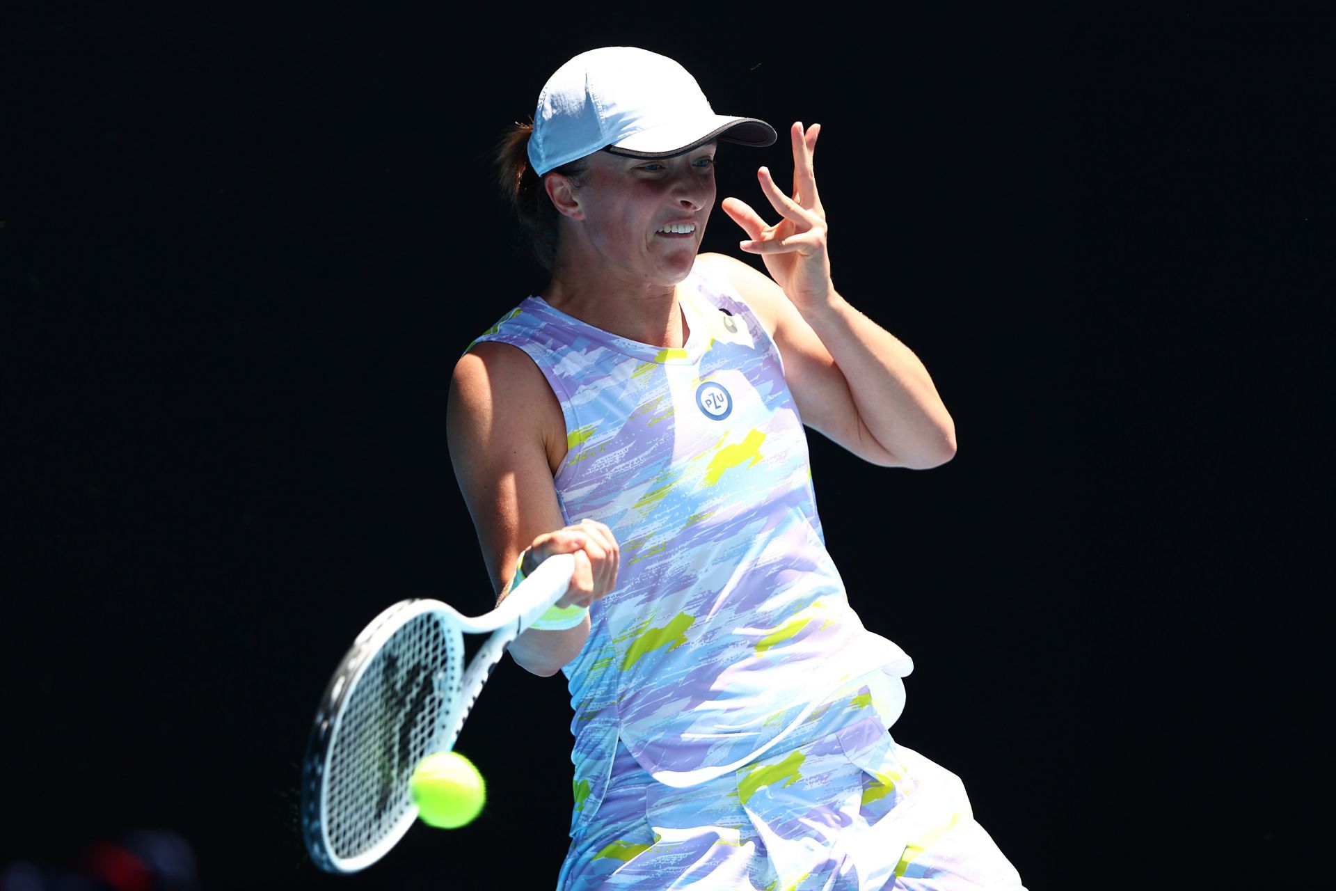 Iga Swiatek won 11 straight games in her opener at the Australian Open